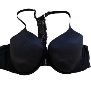 Victoria’s Secret Body Padded Front  Close Black Lace Women's Bra size 40 C